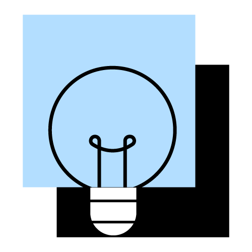Lightbulb icon representing communication and storytelling training